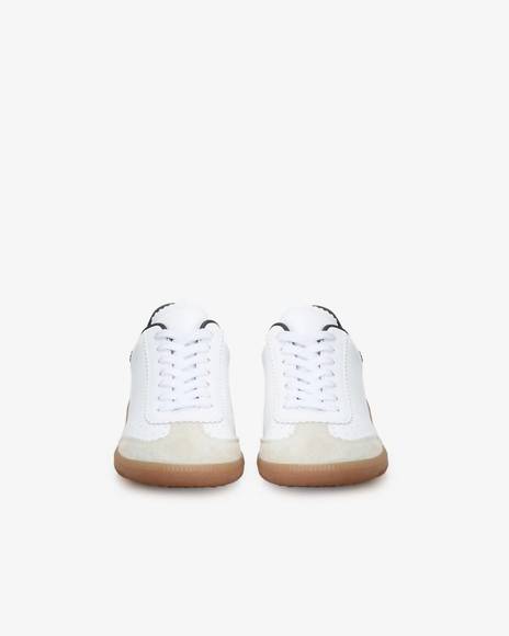 NEW ISABEL MARANT beth leather sneakers in cream - Picture 6 of 6